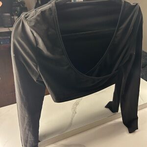 SHEIN Black Crop Top